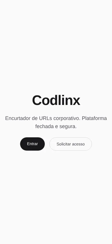 Site Codlinx Links no celular